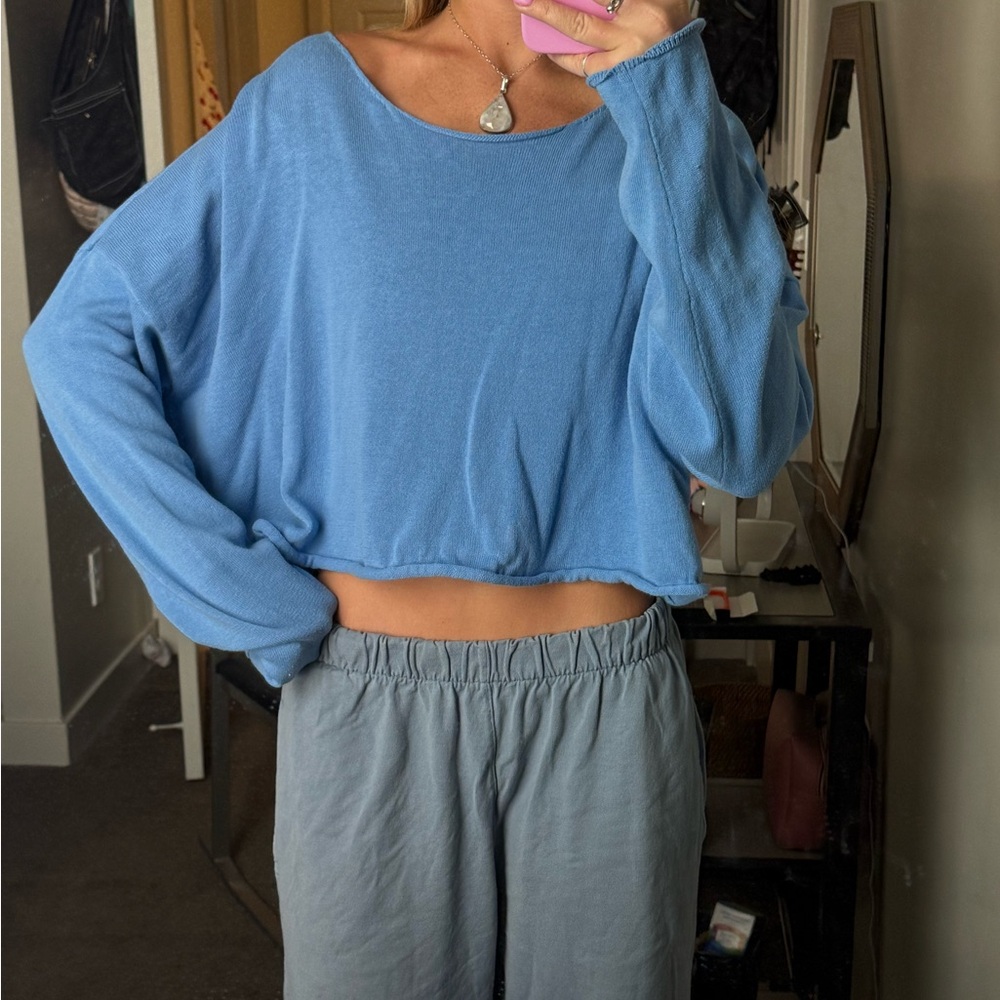 Brandy Mellvile Blue Women's Top